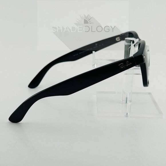 Ray-Ban Sunglasses New Wayfarer Classic RB2132 901 Black Green G-15 Lens 58mm main image 6